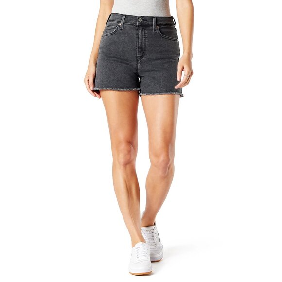 Levi Strauss Signature Heritage Cutoff Short High Rise Womens Sz 12/W31 & 18/W34 - Picture 1 of 11